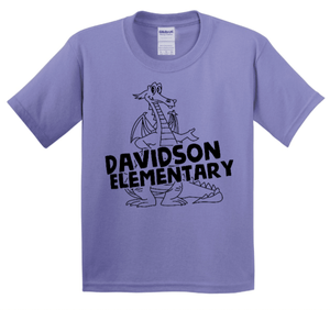 Custom Printed Apparel | Youth Custom T-Shirt | Davidson Elementary - Davidson Elementary - 19765