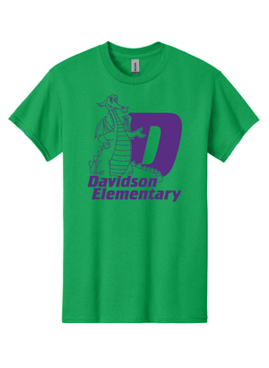 Custom Printed Apparel | Youth Custom T-Shirt | Davidson Elementary - Davidson Elementary - 19765