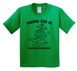 Custom Printed Apparel | Youth Custom T-Shirt | Davidson Elementary - Davidson Elementary - 19765