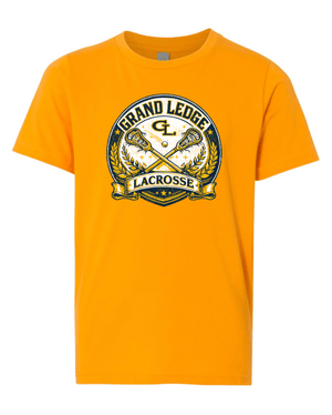 Custom Printed Apparel | Youth Custom T-Shirt | Grand Ledge Lacrosse - GL Lacrosse - 19166