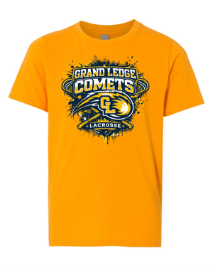 Custom Printed Apparel | Youth Custom T-Shirt | Grand Ledge Lacrosse - GL Lacrosse - 19166