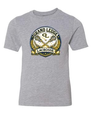 Custom Printed Apparel | Youth Custom T-Shirt | Grand Ledge Lacrosse - GL Lacrosse - 19166