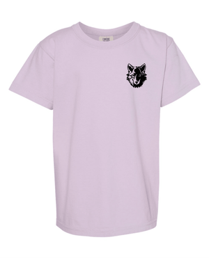 Custom Printed Apparel | Youth Custom T-Shirt - Heavyweight | Kinawa Middle School - Kinawa - 19332