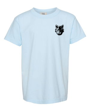 Custom Printed Apparel | Youth Custom T-Shirt - Heavyweight | Kinawa Middle School - Kinawa - 19332