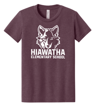 Custom Printed Apparel | Youth Custom T-Shirt | Hiawatha Elementary - Hiawatha Elementary - 19891