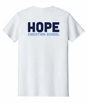Custom Printed Apparel | Youth Custom T-Shirt | Hope Christian School - Hope Christian School - 19768