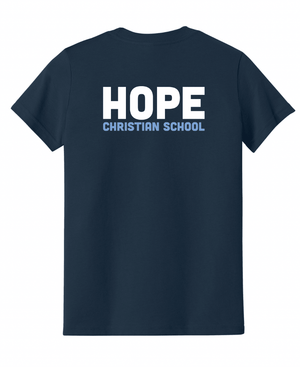 Custom Printed Apparel | Youth Custom T-Shirt | Hope Christian School - Hope Christian School - 19768