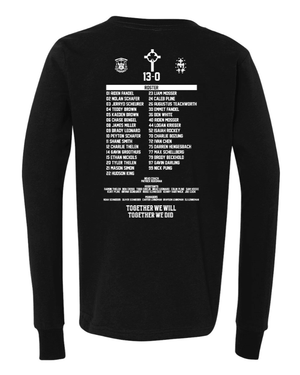 Custom Printed Apparel | Youth Custom T-Shirt - Long Sleeve | St. Patrick Football - 2025 State Champs - SP Football State Champs - 18873