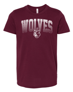 Custom Printed Apparel | Youth Custom T-Shirt - Maroon | Cornell Elementary - Cornell - 19125