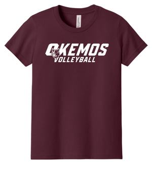 Custom Printed Apparel | Youth Custom T-Shirt | Okemos Volleyball - Okemos Volleyball 19902