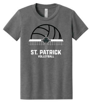 Custom Printed Apparel | Youth Custom T-Shirt | St. Patrick Volleyball - SP Vball - 19723