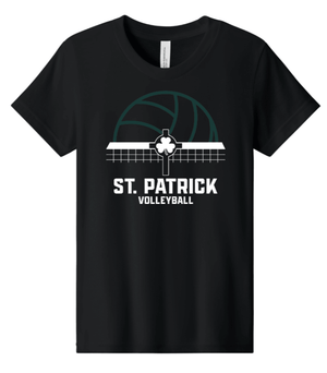 Custom Printed Apparel | Youth Custom T-Shirt | St. Patrick Volleyball - SP Vball - 19723
