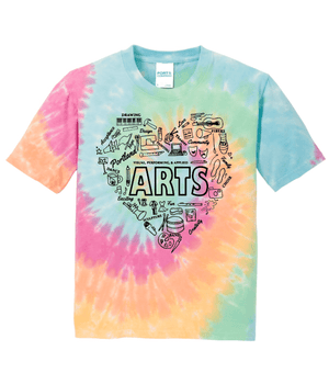 Custom Printed Apparel | Youth Custom T-Shirt - Tie Dye | Portland 50th Arts Fest - 50th Arts Fest - 18859