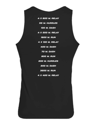 Custom Printed Apparel | Youth Custom Tank Top - Black | Portland MS Track & Field - Portland MS T&F - 19117