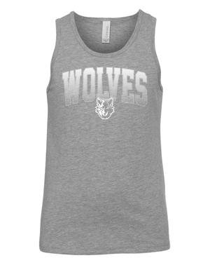 Custom Printed Apparel | Youth Custom Tank Top - Grey | Cornell Elementary - Cornell - 19125