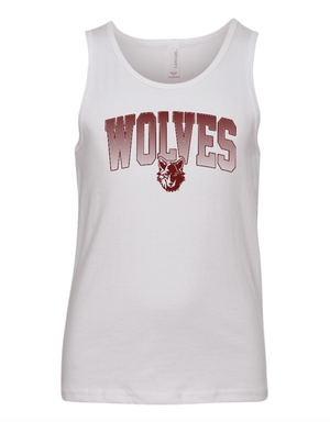 Custom Printed Apparel | Youth Custom Tank Top - White | Hiawatha Elementary - Hiawatha - 19349