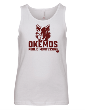 Custom Printed Apparel | Youth Custom Tank Top - White | Okemos Public Montessori - OPM Spring - 19289