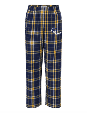 Custom Printed Apparel | Youth Flannel Pajama Pants | Grand Ledge Basketball - Grand Ledge Basketball