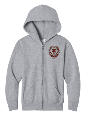 Custom Printed Apparel | Youth Full Zip Hoodie | Coram Deo Academics - Coram Deo 2026 - 19830
