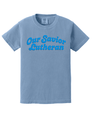 Custom Printed Apparel | Youth Heavyweight T-Shirt | Our Savior Lutheran - OSL FulFillment