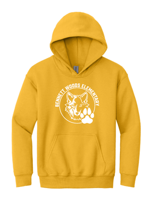 Custom Printed Apparel | Youth Hoodie | Bennett Woods Elementary - Bennett Woods Elementary