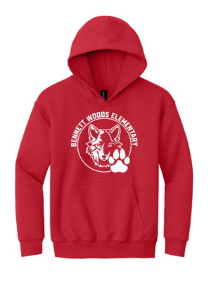 Custom Printed Apparel | Youth Hoodie | Bennett Woods Elementary - Bennett Woods Elementary