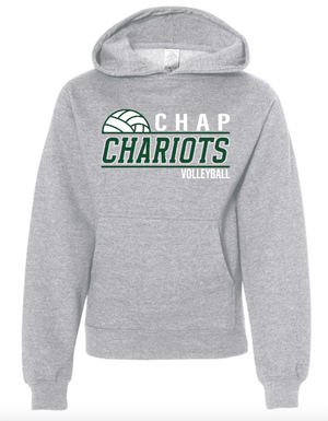 Custom Printed Apparel | Youth Hoodie | CHAP Chariot Volleyball - CHAP Volleyball - 19816