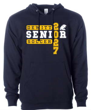 Custom Printed Apparel | Youth Hoodie | DeWitt Senior Soccer - DeWitt Seniors Soccer Q-00031