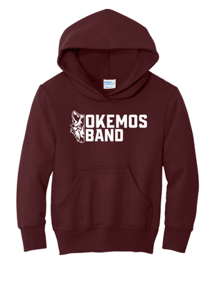 Custom Printed Apparel | Youth Hoodie | Okemos Band - Okemos Band - 19961