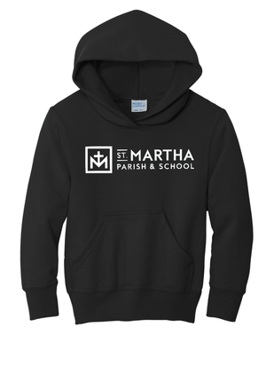 Custom Printed Apparel | Youth Hoodie | St. Martha School Spirit Wear - St. Martha OD