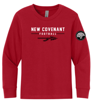 Custom Printed Apparel | Youth Long Sleeve | NCCS Football - NCCS Football - 20015
