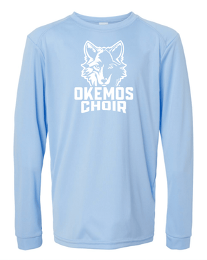 Custom Printed Apparel | Youth Long Sleeve Performance T-Shirt | Okemos Choir - Okemos Choir - 19896
