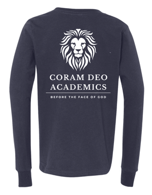 Custom Printed Apparel | Youth Long Sleeve T-Shirt | Coram Deo Academics - Coram Deo 2026 - 19830
