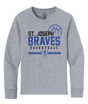 Custom Printed Apparel | Youth Long Sleeve T-Shirt | St. Joseph Catholic School - St. Joseph Catholic School