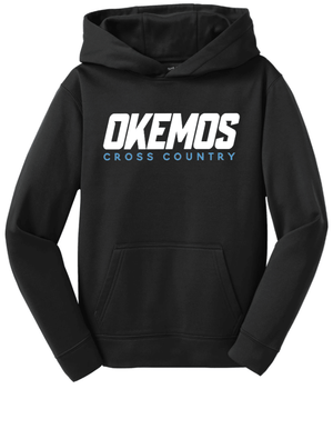 Custom Printed Apparel | Youth Performance Hoodie | CMS/Kinawa Cross Country - CMS/Kinawa XC - 19795