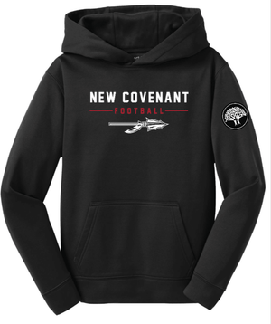 Custom Printed Apparel | Youth Performance Hoodie | NCCS Football - NCCS Football - 20015