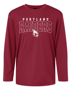 Custom Printed Apparel | Youth Performance Long Sleeve T-Shirt | Portland Raiders - Portland Raiders