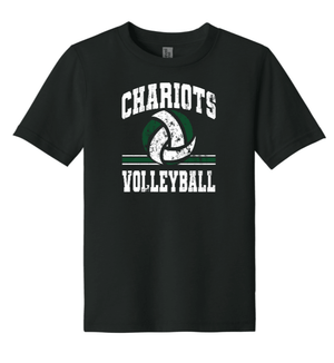Custom Printed Apparel | Youth T-Shirt | CHAP Chariot Volleyball - CHAP Volleyball - 19816