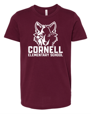 Custom Printed Apparel | Youth T-Shirt | Cornell Elementary - Cornell - 19720