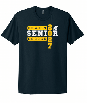 Custom Printed Apparel | Youth T-Shirt | DeWitt Seniors Soccer - DeWitt Seniors Soccer Q-00031