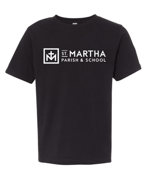 Custom Printed Apparel | Youth T-Shirt - Maroon | St. Martha School Spirit Wear - St. Martha Miracles