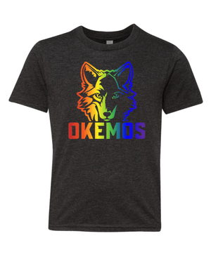 Custom Printed Apparel | Youth Triblend T-Shirt | Okemos Wolves Spirit Wear - T-Shirt - Okemos Public Schools