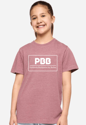 Custom Printed Apparel | Youth Vintage Wash T-Shirt | Portland's Backpacks for Bellies - PBB - 19894