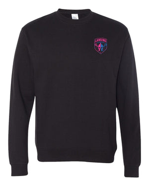 Lansing Gladiators Fall Shop 2026 Crewneck Black front view