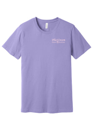 Platinum Dance Academy T-Shirt Dark Lavender front view