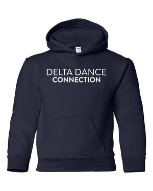 Delta Dance Connection - General Hoodie Navy front view