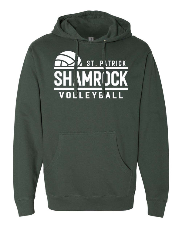 St. Patrick Volleyball Hoodie (Green)