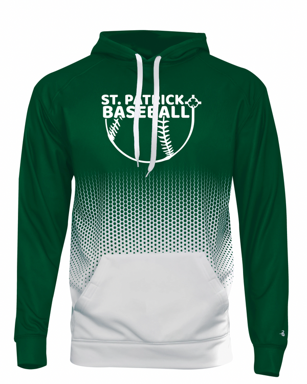 St. Patrick Baseball Hex Ombre Hoodie
