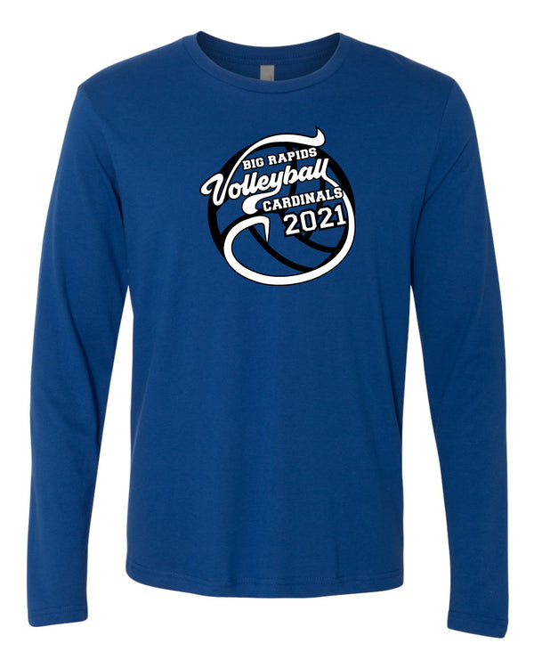 Big Rapids Middle School Volleyball Long Sleeve (Blue)