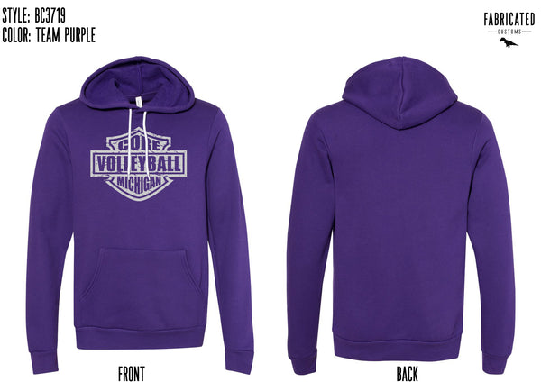 Core Volleyball - Purple Hoodie